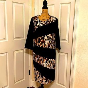 Animal print dress
